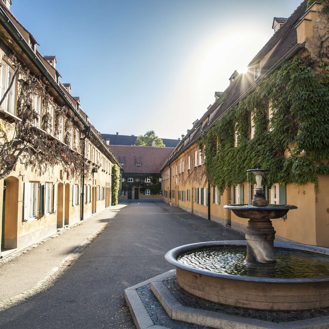 Die Fuggerei in Augsburg | © Heinz Schulan