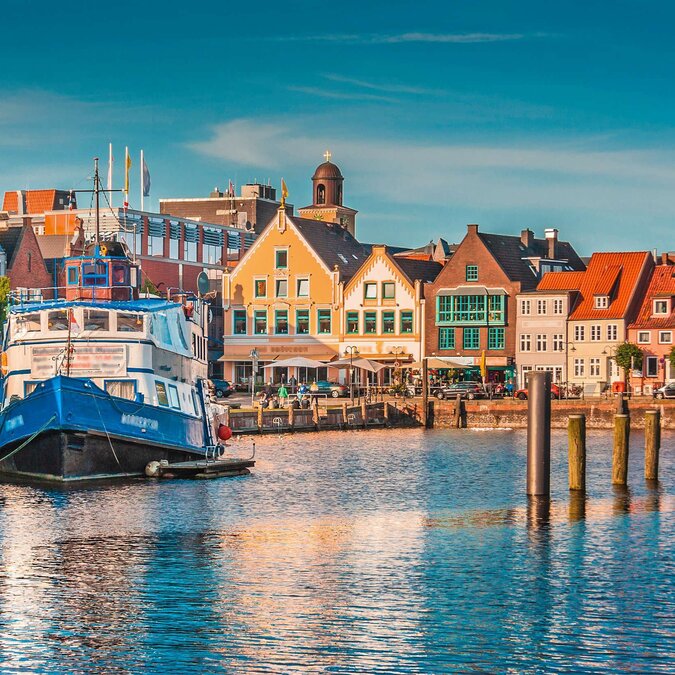 Aussicht auf die Altstadt von Husum | © Shutterstock 232581022