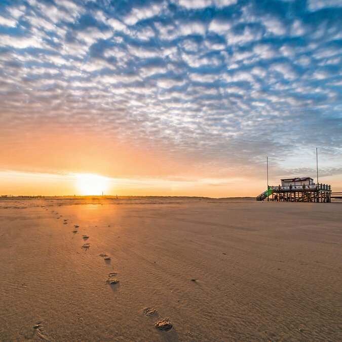 St. Peter Ording, Nordsee, Deutschland | © Shutterstock 396110719