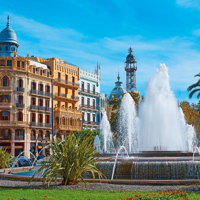 Valencia Rathausplatz | © Shutterstock 389171389